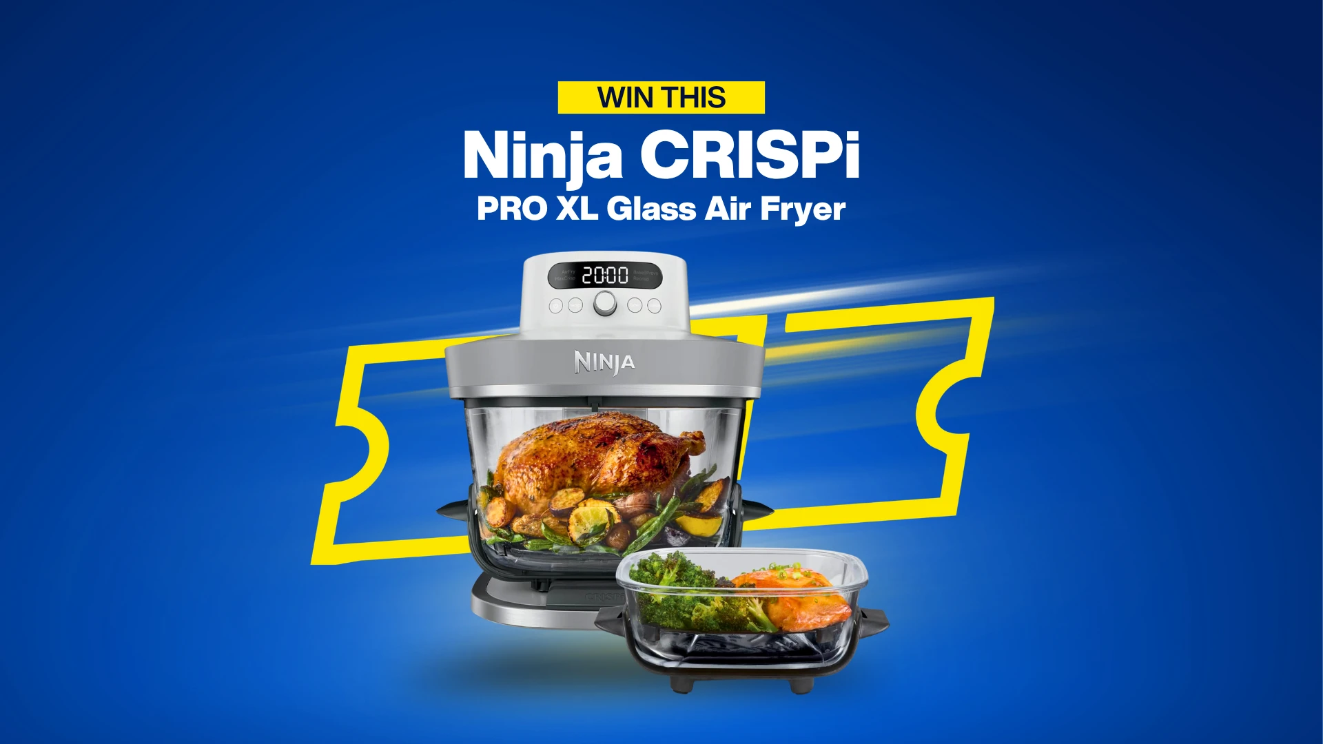Ninja Crispi Pro XL Glass Air Fryer
